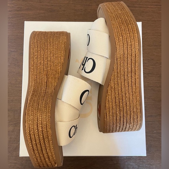 Chloé Woody Wedge Espadrilles - Picture 5 of 6